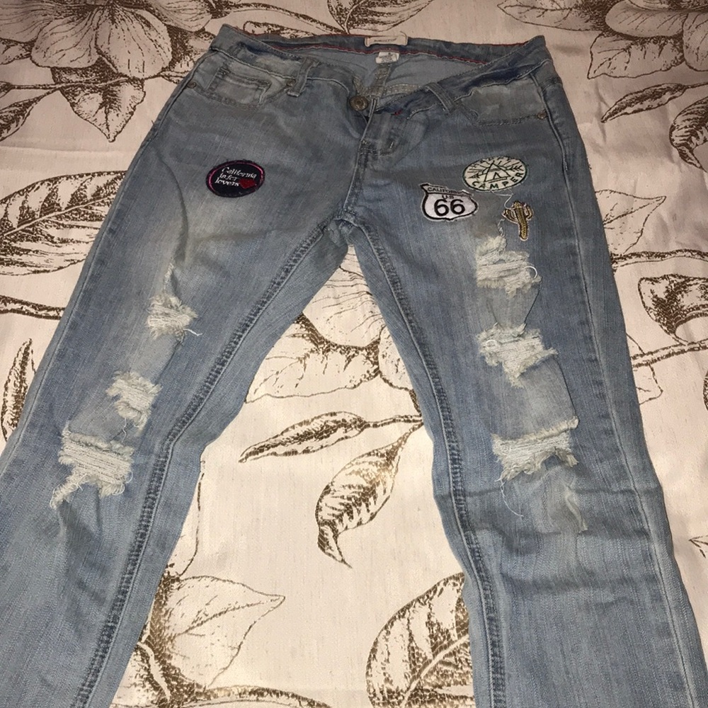 Blue Asphalt jeans from Wetseal